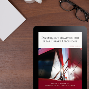 Investment Analysis for Real Estate Decisions 9th Edition eBook